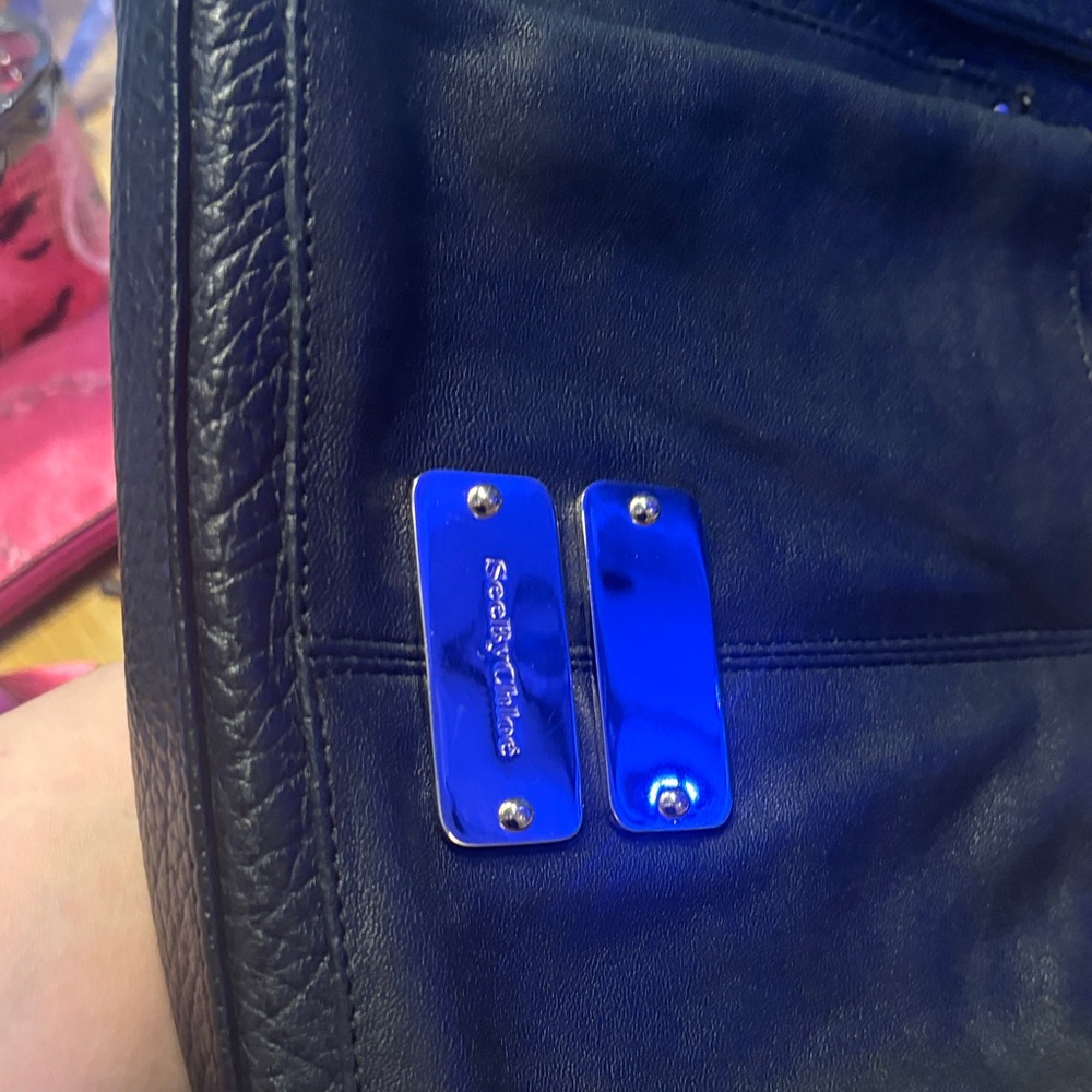See by Chloé Nellie leather tote bag - Picture 7 of 8
